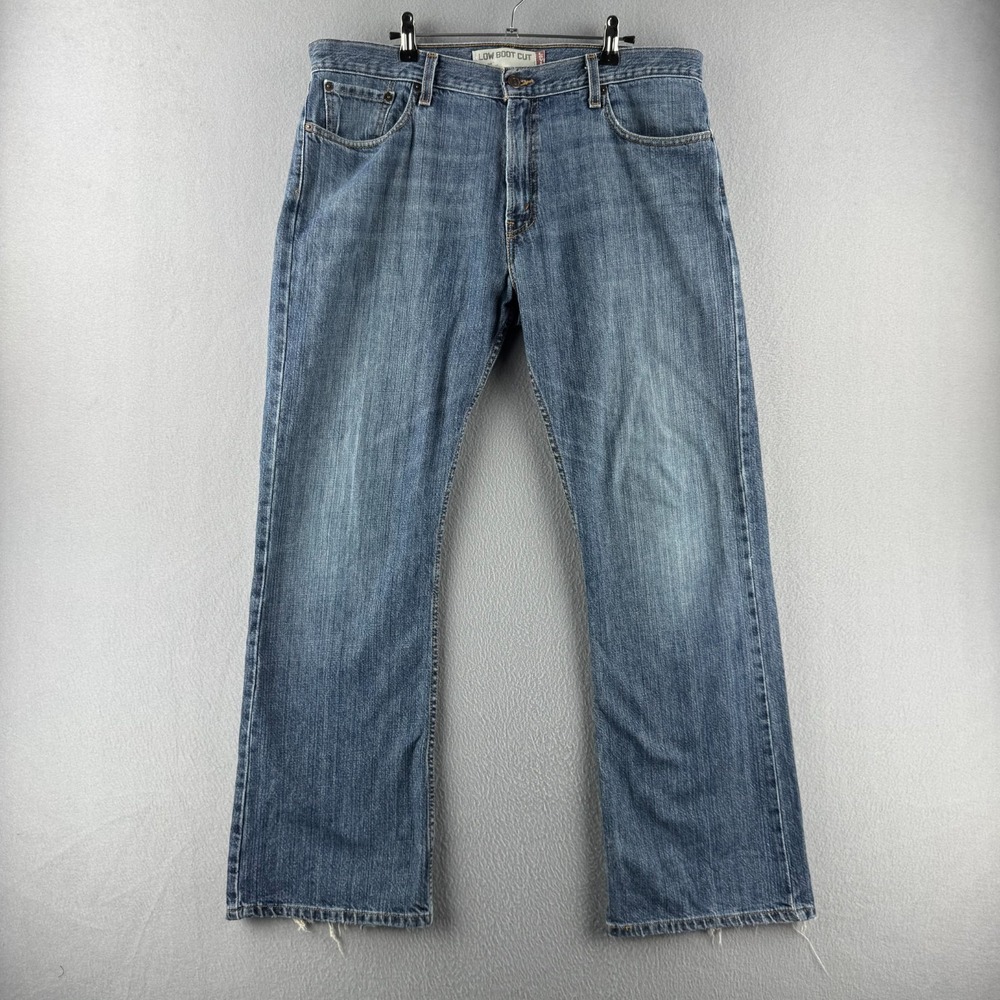 Vintage Levis Jeans Mens 36x30 Blue Denim 527 Low Bootcut Y2K 2008